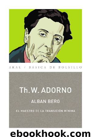 Alban Berg by Theodor W. Adorno