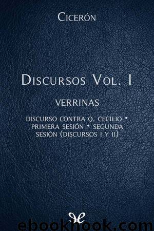 Discursos Vol. 1 by Marco Tulio Cicerón