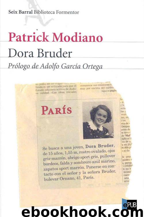 Dora Bruder by Patrick Modiano