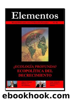 Elementos: Revista de Metapolitica para una Civilizacion Europea, Nos. 1-63 by Sebastian J. Lorenz