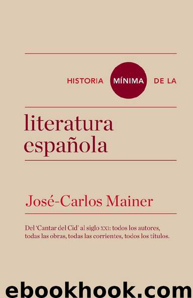 Historia mínima de la literatura española by José-Carlos Mainer