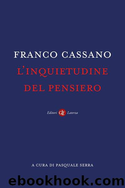 L'inquietudine del pensiero by Franco Cassano