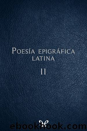 PoesÃ­a epigrÃ¡fica latina II by AA. VV