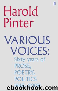 Various Voices by Harold Pinter