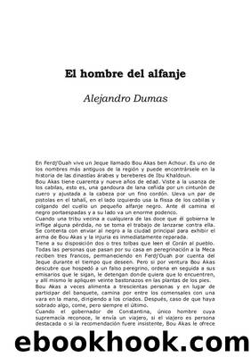 Alejandro Dumas - El Hombre del alfanje by Unknown