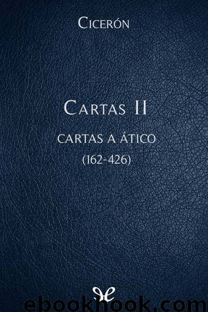 Cartas II by Marco Tulio Cicerón