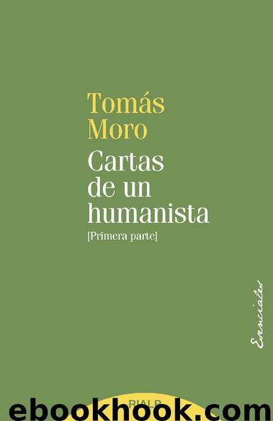Cartas de un humanista by Tomás Moro