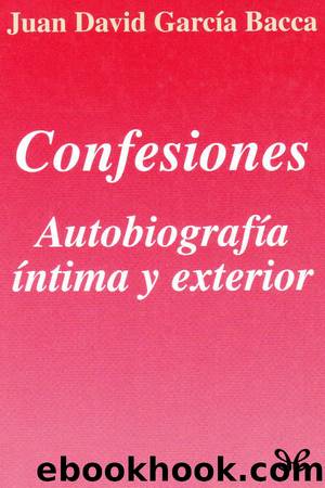 Confesiones by Juan David García Bacca