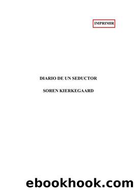Diario de un seductor by Soren Kierkegaard