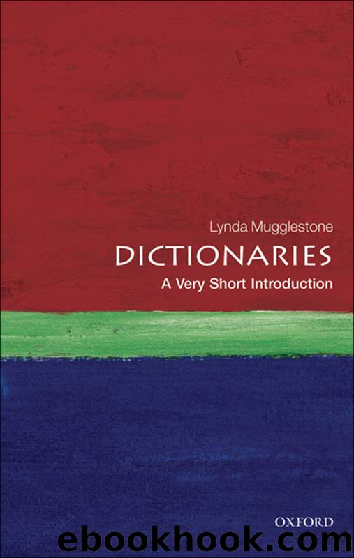 Dictionaries by Mugglestone Lynda;
