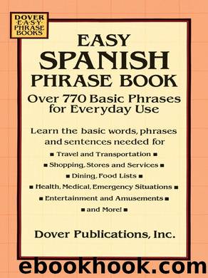 Easy Spanish Phrase Book by Dover