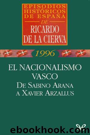 El nacionalismo vasco by Ricardo de la Cierva