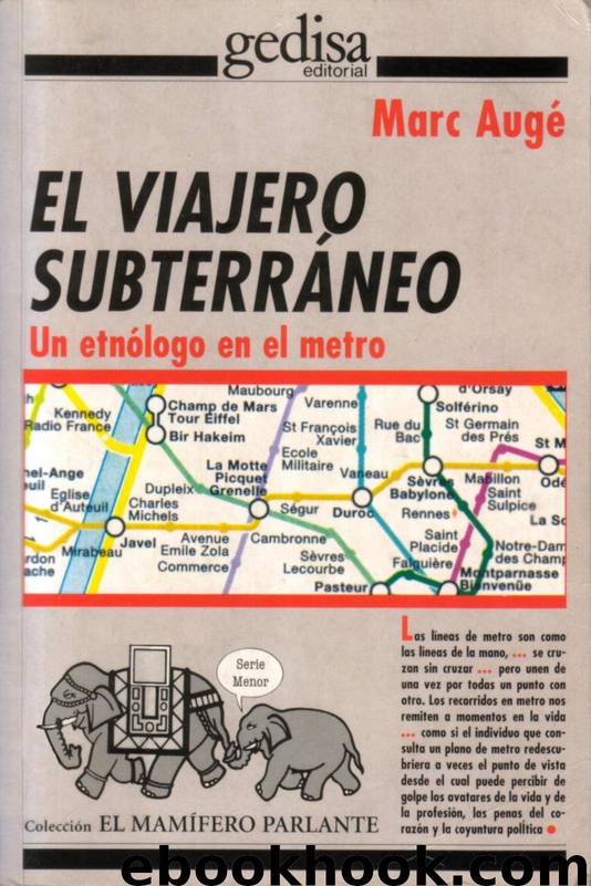 El viajero subterráneo by Marc Augé