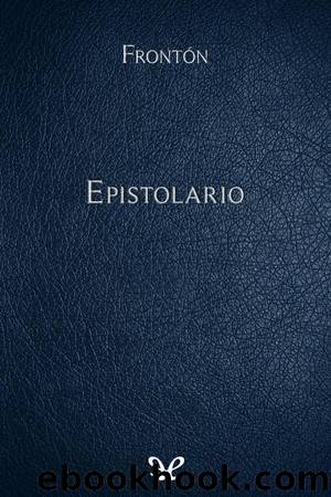 Epistolario by Marco Cornelio Frontón