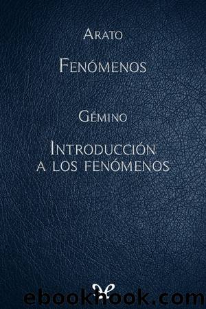 FenÃ³menos & IntroducciÃ³n a los fenÃ³menos by Arato de Solos & Gémino