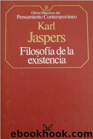 FilosofÃ­a de la existencia by Karl Jaspers