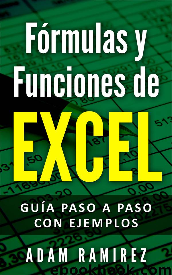 Funciones de Excel: Guía paso a paso con ejemplos (Spanish Edition) by Ramirez Adam