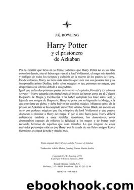 Harry Potter 3 by J.K.Rowling