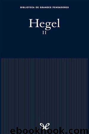 Hegel II by Georg Wilhelm Friedrich Hegel