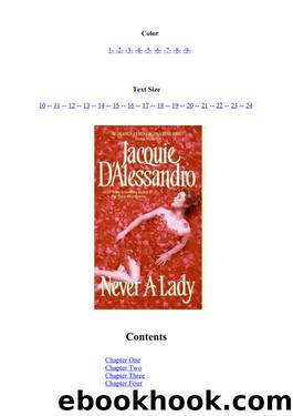 Jacquie D'alessandro - Regency Historical 04 by Never A Lady