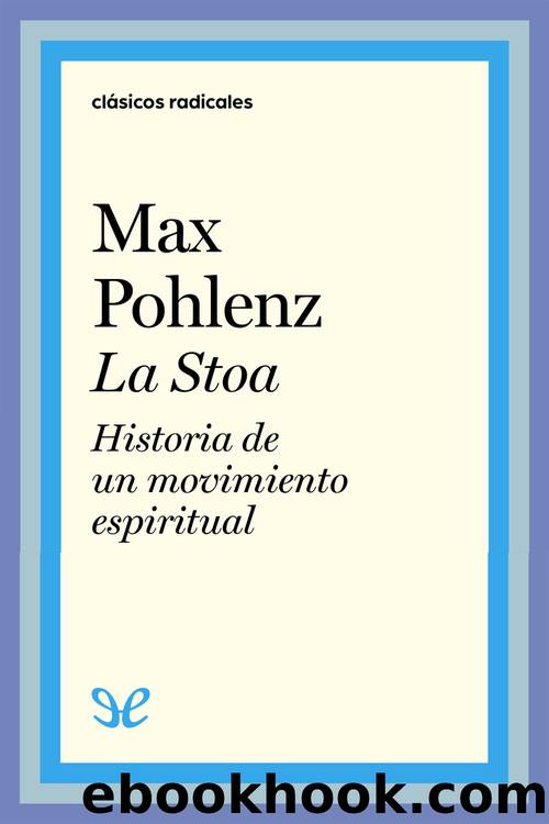 La Stoa by Max Pohlenz