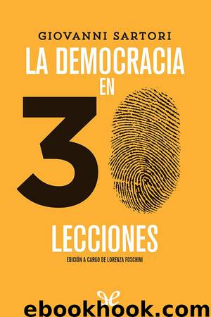 La democracia en 30 lecciones by Giovanni Sartori
