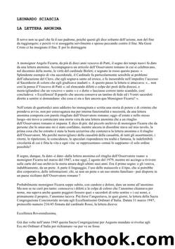 La lettera anonima by Leonardo Sciascia