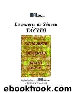 La muerte de Seneca by Cayo Cornelio Tacito