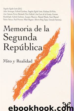 Memoria de la Segunda República by AA. VV