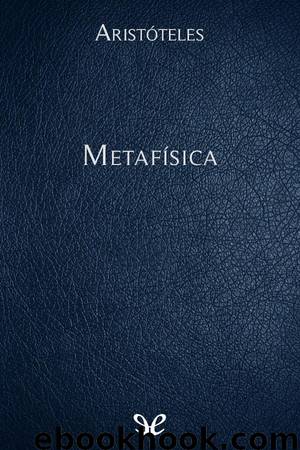 Metafísica by Aristóteles