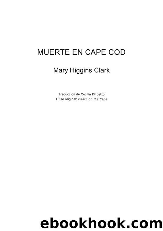 Muerte En Cape Cod by Mary Higgins Clark