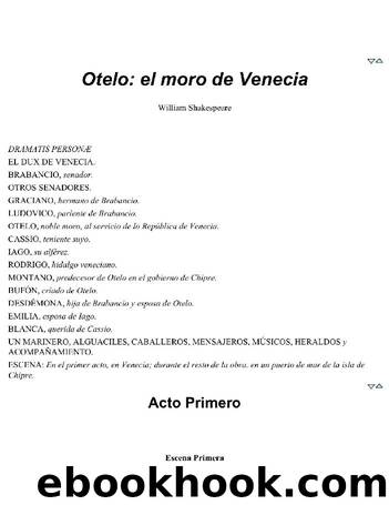 Otelo : el moro de Venecia by William Shakespeare