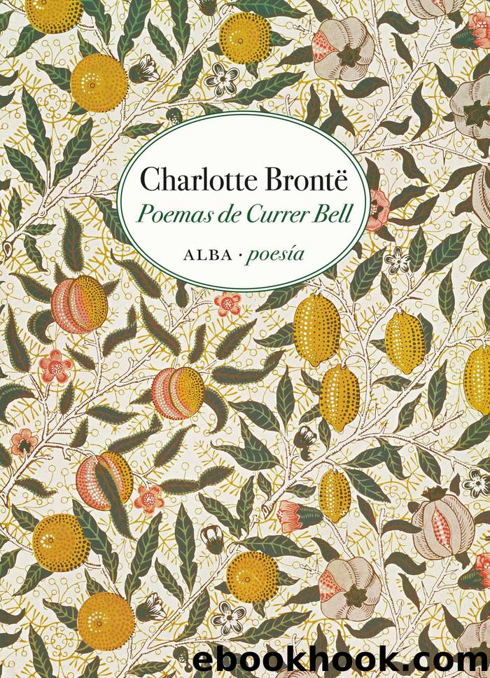 Poemas de Currer Bell by Brontë Charlotte