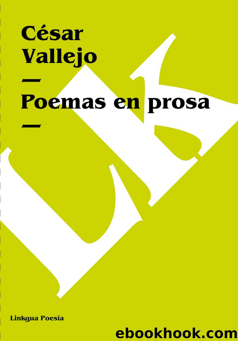Poemas en prosa by César Vallejo