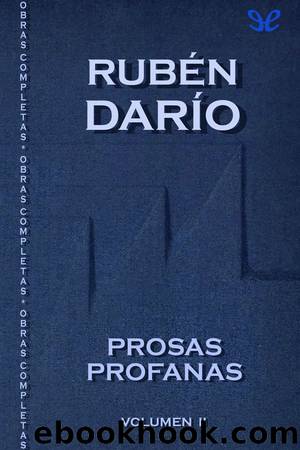 Prosas profanas y otros poemas by Rubén Darío