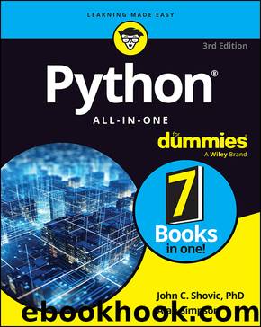 Python All-in-One For Dummies by John C. Shovic & Alan Simpson