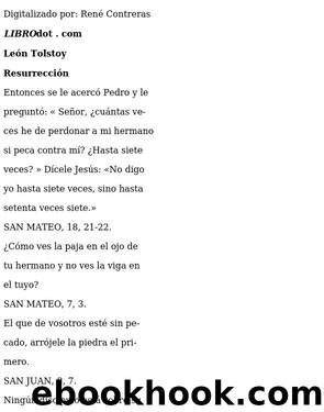 ResurecciÃ³n by Leon Tolstoi
